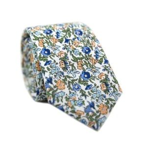 NWT Dazi Alpine Blum • Floral Skinny Tie
